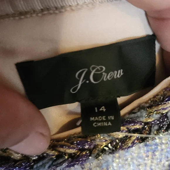 J. Crew Multicolor Tweed Midi Dress - Picture 2 of 12